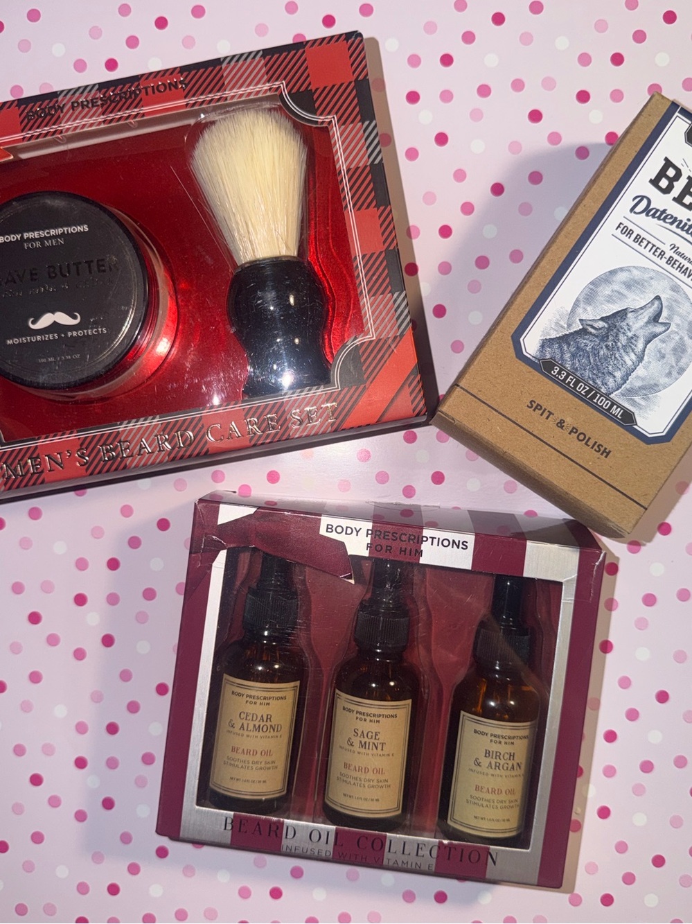 Beard Grooming Items - NWT